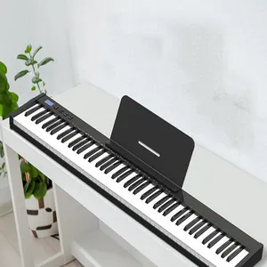 88 Keys Electronic Piano Keyboard MIDI Output Built-in Stereo Speakers Beginner Digital Piano