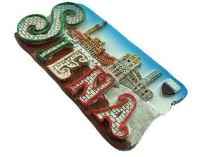 Смола Сиена Итальянский 3D холодильник магнит сувенир. Украшение для дома и кухни магнитные наклейки из смолы ручной работы - Product Image 5