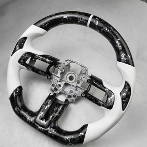 Volant de voiture en carbone forgé pour <span class=keywords><strong>Ford</strong></span> <span class=keywords><strong>Mustang</strong></span> S550 5.0L <span class=keywords><strong>GT</strong></span> 350 <span class=keywords><strong>500</strong></span> Coupé 2015-2023 Shelby Super Snake, accessoires automobiles - Product Image 3