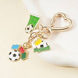Llaveros de la Copa <span class=keywords><strong>Mundial</strong></span> 2026 al por mayor, accesorios para aficionados, llavero profesional con anilla, llavero de fútbol 3D personalizado - Product Image 5