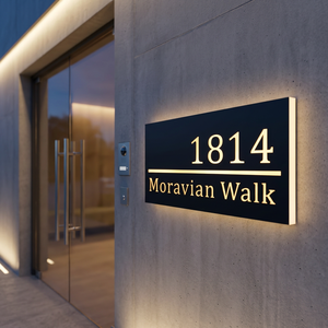 Custom Hotel Apartment <strong>Door</strong> Sign Acrylic <strong>Name</strong> <strong>Plate</strong> Waterproof Mounted Modern Signage <strong>for</strong> Rooms - Product Image 3