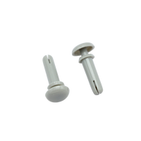 Rivets d'expansion en plastique pour doublure d'aile de voiture, fixation extérieure automobile, clip de retenue pour garde-boue, installation sans outil, noir