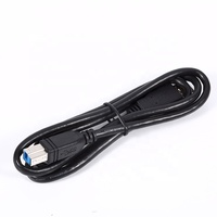 Kabel pengisian daya Data USB 3.0 AM ke BM, Super kecepatan 1M dengan USB3.0 A male ke tipe B male charge Transfer untuk Printer