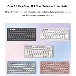 Logitech Stylish Series PEBBLE KEYS 2 K390 <b>Wireless</b> <b>Keyboard</b>, Ultra-Slim & Portable, Newly Upgraded - Product Image 5