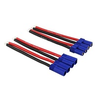 EC50 Buchsenstecker 2-polig mit weichem Silikonkabel 10AWG/12AWG/14AWG Batteriekabel
