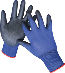 Anti-Static Custom Color Work <strong>Gloves</strong> PU Palm Coated Nylon <strong>Top</strong> Anti-Slip Durable Breathable Safety <strong>Gloves</strong> - Product Image 1