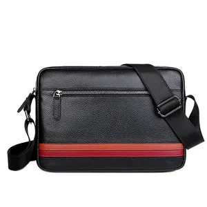 Yeni stil erkek çanta deri askılı çanta, basit, yüksek kaliteli moda omuzdan askili çanta İş çantası erkek ms4 tek kollu çanta