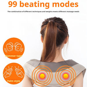 Precio barato de fábrica, masajeador de cuello con calor para espalda, hombros, pies, piernas, alivio del dolor muscular, masajeador de cuello portátil, chal - Product Image 2