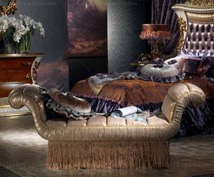 Juego de Dormitorio Clásico Rococó de Lujo, Muebles de Dormitorio, Camas de Hotel Individuales - Product Image 6