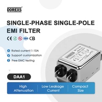 Einphasiger EMI-Filter 1A-10A 250VAC Stromleitungs-Störungsunterdrückung Industrielle Automatisierung Stromversorgung EMV RFI-Filter DAA1