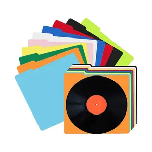 Vinyl रिकॉर्ड डिवाइडर के साथ प्लास्टिक बहुरंगा रिकॉर्ड विभक्त टैब के लिए रिकॉर्ड संरक्षण
