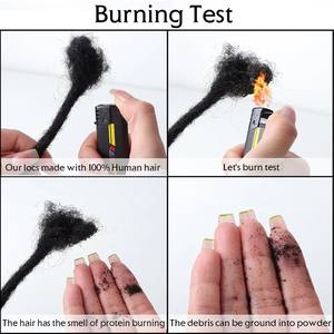 <span class=keywords><strong>Rasta</strong></span> Locs Dreads grado peruviano Remy estensione tessitura <span class=keywords><strong>capelli</strong></span> Pour Homme dea Locs - Product Image 4