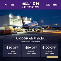 Logistique e-commerce Chine vers Royaume-Uni FBA Fret aérien DDP Porte à Porte