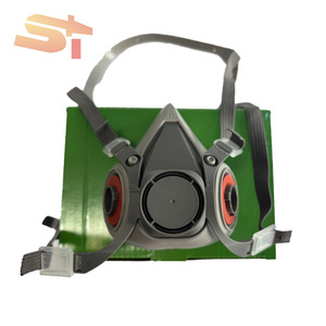 Mặt Nạ Nửa Mặt Sản Xuất Trong Suốt Trị Liệu Ma Thuật Chống Cháy Oxy Đầy Đủ Mặt Nạ Khí Mặt Nạ Mặt Nạ Hai Bộ Lọc Ant - Product Image 2