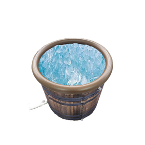 Bañera de hidromasaje inflable de baño de hielo portátil de 70x70cm para terapia de inmersión fría, bañera de hielo portátil para Fitness - Product Image 1
