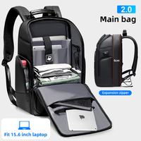 Sac à dos FENRUIEN pour homme et femme, sac à dos intelligent antivol avec chargeur USB-C, sacs imperméables pour homme