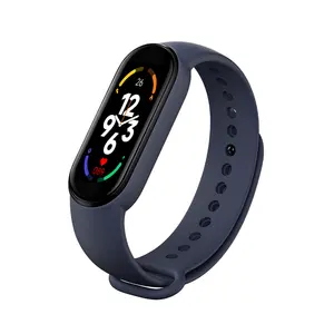 Produtos em alta 2024 Dispositivo vestível mais recente Personalizar Versão Global Sport Fitness Smartwatch M7 M7 Pulseira Inteligente Banda