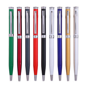 Stylos à bille en métal personnalisés mignons à prix d'usine, cadeau de réunion, avec recharge en métal - Product Image 3