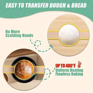 Collapsible Sourdough Proofing Basket Kit Baking Supplies Foldable Silicone Bread Proofing Basket Set for Sourdough - Product Image 4