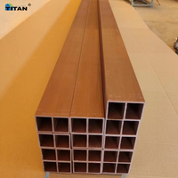 Panel de Techo Exterior WPC 25x50mm, Viga WPC, Paneles de Techo, Tubos de Madera
