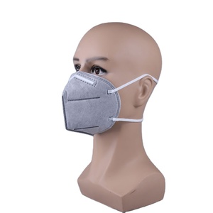 <span class=keywords><strong>Masque</strong></span> anti-poussière <span class=keywords><strong>FFP2</strong></span> <span class=keywords><strong>noir</strong></span>, lot de 20, 5 couches, certifié EN149, filtration à 95 %, <span class=keywords><strong>tissu</strong></span> non-tissé haute capacité - Product Image 3