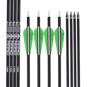 Elong Offre Spéciale Flèches en fibre de verre de 7.8mm pour <span class=keywords><strong>Archer</strong></span> Tir à <span class=keywords><strong>l</strong></span>'arc en fibre de verre Flèche en carbone mixte - Product Image 1