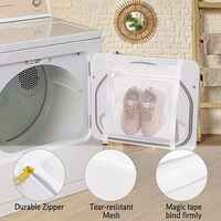 Logo personnalisé Fermeture Éclair Lavable Paresseux Machine À Laver Maille Sèche-Linge Lavage De Chaussures Sûr Sac De Nettoyage Filet