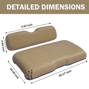 Coussins de remplacement pour siège avant de voiturette de golf EZGO RXV, coussin de siège pour assemblage du siège avant inférieur EZGO RXV - Product Image 3