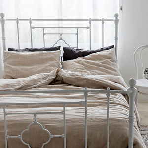 Literie en <span class=keywords><strong>lin</strong></span> naturel 100% pur, tissu en <span class=keywords><strong>lin</strong></span> uni pour la maison, ensemble de couette, draps plats, housse de couette pour cadeau - Product Image 3