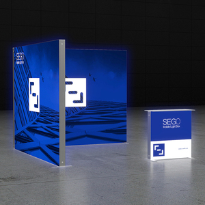 Sego lightboxes 10x10ft góc gian hàng phù hợp cho triển lãm thương mại displayc Góc di động khung nhôm Triển Lãm Đứng - Product Image 4