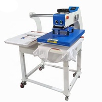 Presse à Chaud Pneumatique Double Station Haute Pression 40*60cm Automatique pour Sublimation de T-shirts