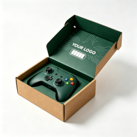 Boîtes d'expédition en carton ondulé recyclables avec logo personnalisé imprimé, boîte d'expédition avec insert personnalisé pour l'emballage d'électronique grand public