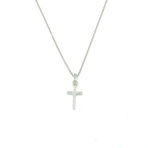 Collana a Croce Semplice ed Elegante con Ciondolo di Gesù, Gioielli e Regali all'Ingrosso per Coppie, per Feste di Uomini e Donne - Product Image 2