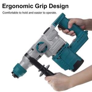 Drillpro 2-IN-1 Rechargeable Brushless Cordless Rotary Hammer Impact <b>Drill</b> Power Tool for 18V MT Battery 4200RPM Impact <b>Drill</b> - Product Image 3