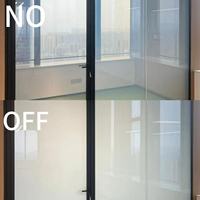 Film intelligent électrique commutable pour la protection de la vie privée, verre intelligent pour salle de bain, utilisation en mur-rideau industriel, réduction du bruit