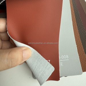 Bas cuir synthétique quantité minimale de commande de PVC <span class=keywords><strong>d</strong></span>'unité centrale de Rexine de siège de voiture de la largeur 1.6m pour le tapissier de sofa de meubles - Product Image 5