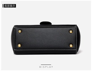 Nouveau Sac à Bandoulière en Cuir Véritable pour Femme, Haute Qualité, avec Boucle, Forme Rabattable, Motif Pierre Tendance - Product Image 6