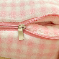 Couette-oreiller double usage chaude pour l'hiver, motif animalier, en coton et soie de plumes, pour la sieste au bureau, le canapé, la voiture
