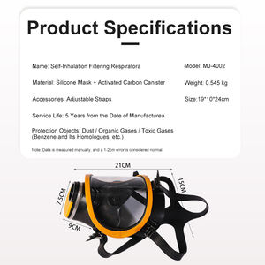 Masker <span class=keywords><strong>Gas</strong></span> Anti Debu Setengah Wajah Dewasa Taktis Avon M50 Respirator dengan Filter Mainan Bong Terbuat dari Silikon Tahan Lama - Product Image 4