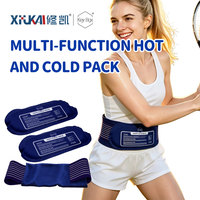 Boîte à Gels Réutilisables Chaud/Froid (2 pièces) avec Sangle Élastique, Micro-ondable et Congelable, pour Soulagement de la Douleur, Marque Privée OEM