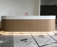 Comptoir de Caisse Moderne de Luxe pour Hôpital, Bureau d'Accueil Style Français, Bureaux de Réception, Bureau de Réception pour Restauration et Bureau du Réceptionniste