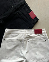 Jeans Homme Personnalisé par le Fabricant, Pantalon en Denim Ample 15.5oz, Coupe Bootcut, Brut, Japonais Selvedge, Évasé pour Homme