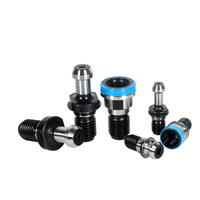 Bouton de retenue à tige de traction haute précision CAT30/CAT40/CAT50 en acier inoxydable pour le travail des métaux sur porte-outil de tour CNC