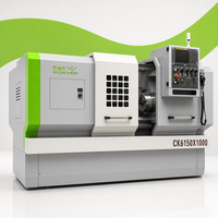 Système de commande GSK CK6150 pour tour CNC avec 8 porte-outils pour tournage horizontal de précision à grande vitesse, à charge moyenne, à banc plat