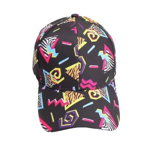 Gorra de Béisbol de 6 Paneles, 100% Poliéster, con Estampado Digital Europeo Americano, Diseño de Graffiti y Dibujos Animados, para Hombre y Mujer - Product Image 5