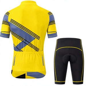 Conjunto de Jersey de Ciclismo de Alto Rendimiento para Hombre, Traje de Ciclismo Ligero de Secado Rápido con Pantalones Cortos Acolchados con Gel - Product Image 2