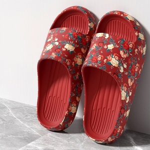 Sandali Floreali Unisex, Ciabatte Morbide Plus Size, Suola Spessa Antiscivolo, Scarpe da Spiaggia Casual Estive per Esterni - Product Image 6