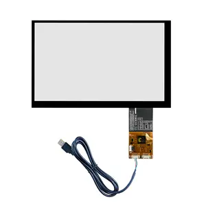 7 inch capacitive touch panel P+G,IIC interface high sensitivity support custom for industrial security and medical equipment