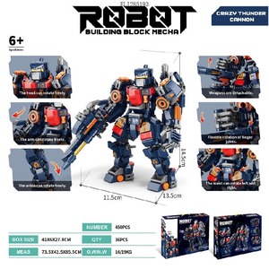 2026 plus récent Joint mobilité Robot bloc de construction assemblage MOC briques <span class=keywords><strong>Mech</strong></span> guerrier bataille Tech chevalier créatif 3D modèle ensemble - Product Image 5