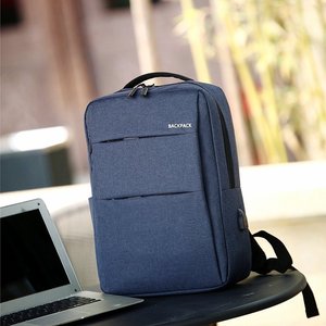 Unisex Waterproof Oxford Computer Backpack, USB Charging <b>Laptop</b> <b>Bag</b> for Business School Daily Travel - Product Image 6